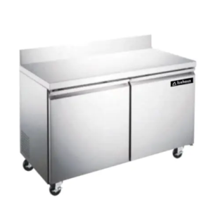 Mesa de trabajo/Congelador de 2 puertas