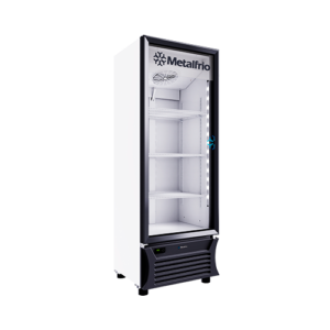 Refrigerador vertical puerta de cristal