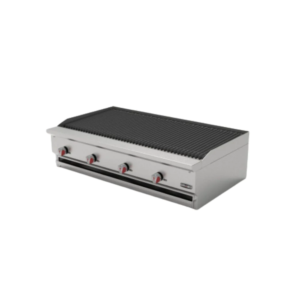 Asador radiante a gas 4 quemadores