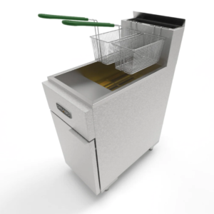 Freidora a gas de 21 litros