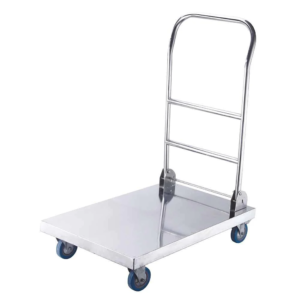 CARRO PLATAFORMA DE ACERO INOXIDABLE