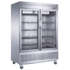 REFRIGERADOR VERTICAL PUERTAS DE CRISTAL EN A.I. DE 47 PIES CUBICOS