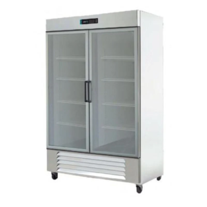 Asber ARF-37-G Conservador Congelados 2 Cuerpos 2 Puertas Cristal