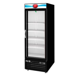 Asber ARMD-23 HC Refrigerador 1 Puerta de Cristal 23 Pies Acero Inoxidable
