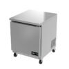 Asber AUTR-27 HC Mesa Refrigerada Bajo Mostrador 1 Puerta Solida 6.1 Pies Acero
