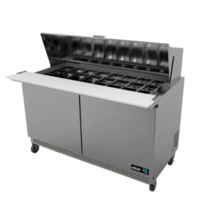 Asber APTM-60-24 HC Mesa de Refrigeración de Preparación 2 Puertas 115 V