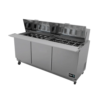 Asber APTM-72-30 HC Mesa de Refrigeración de Preparación 3 Puertas 115 V