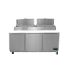 Asber APTP-72 HC Mesa refrigerada de preparacion para pizza 3 Puertas