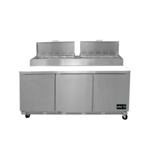 Asber APTP-72 HC Mesa refrigerada de preparacion para pizza 3 Puertas