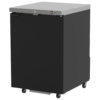 Asber ABBC-23 HC Refrigerador Contrabarra Vinil Negro 1 Puerta Solida 8.9 Pies