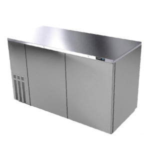 Refrigerador Contrabarra Acero Inoxidable 2 puertas Solidas 26.3 Pies. ABBC-68-S HC