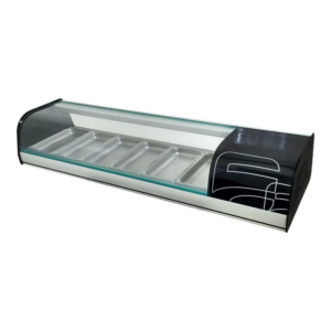 Asber ACTC-55 HC Vitrina Refrigerada para Sushi o Ingredientes de Mesa 6 1/3