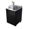 Asber ADDC-23 HC Dispensador Refrigerado Cerveza de Barril Vinil Negro 1 Puerta